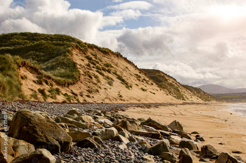 Five Finger Strand beach on Inishowen peninsula, County Donegal, Ireland photo