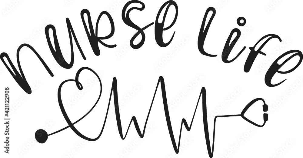 Fototapeta premium Nurse SVG, Nurse Life SVG,Funny Quote Svg, Life Quotes Svg, Svg Files For Ciruct,Funny Nurse Svg,Nurse Dxf Files,Nurse SVG Bundle, Nurse Quotes SVG, Doctor Svg, Nurse Superhero, Nurse Svg Heart, Nurse