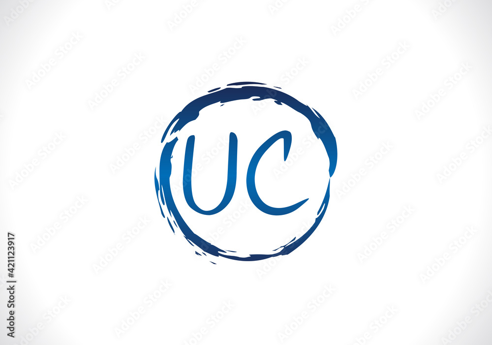 U C Letter Logo Design. Creative U C Letters icon vector. U C Letter Logo Design. Creative U C Letters icon vector.