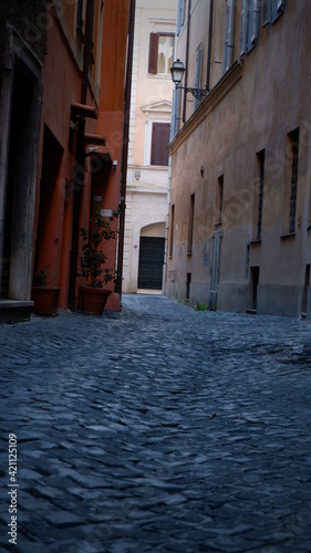 Fototapeta Naklejka Na Ścianę i Meble -  Old Italy streets of Italy. Rome