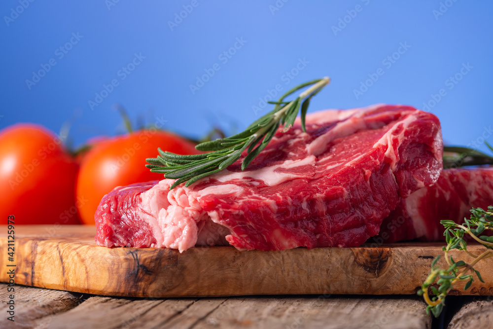 Fresh Beef Steak Vegetables Background Sale Meat Illustration Recipe Book