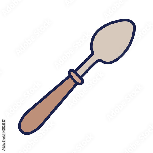 brown kitchen spoon