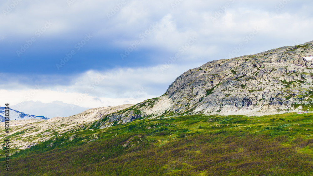 Mountains landscape. Norway route Aurlandsfjellet