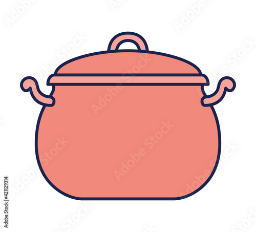 red cooking pot