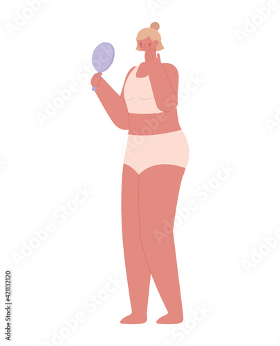 lovely woman illustration