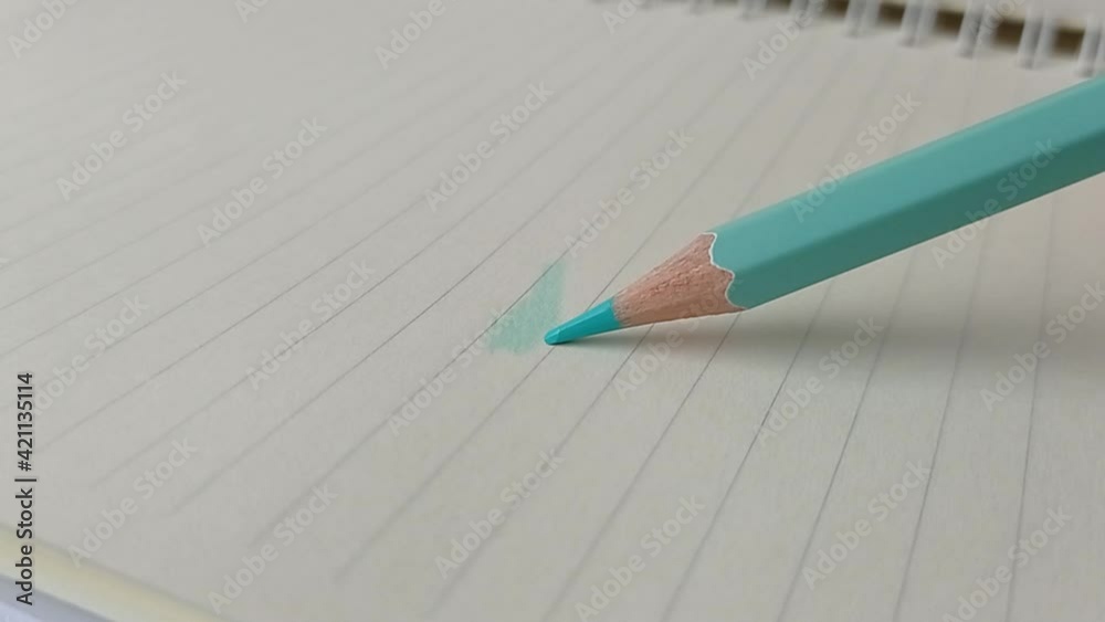 coloring a blank paper with the blue coloring a blank paper with the blue