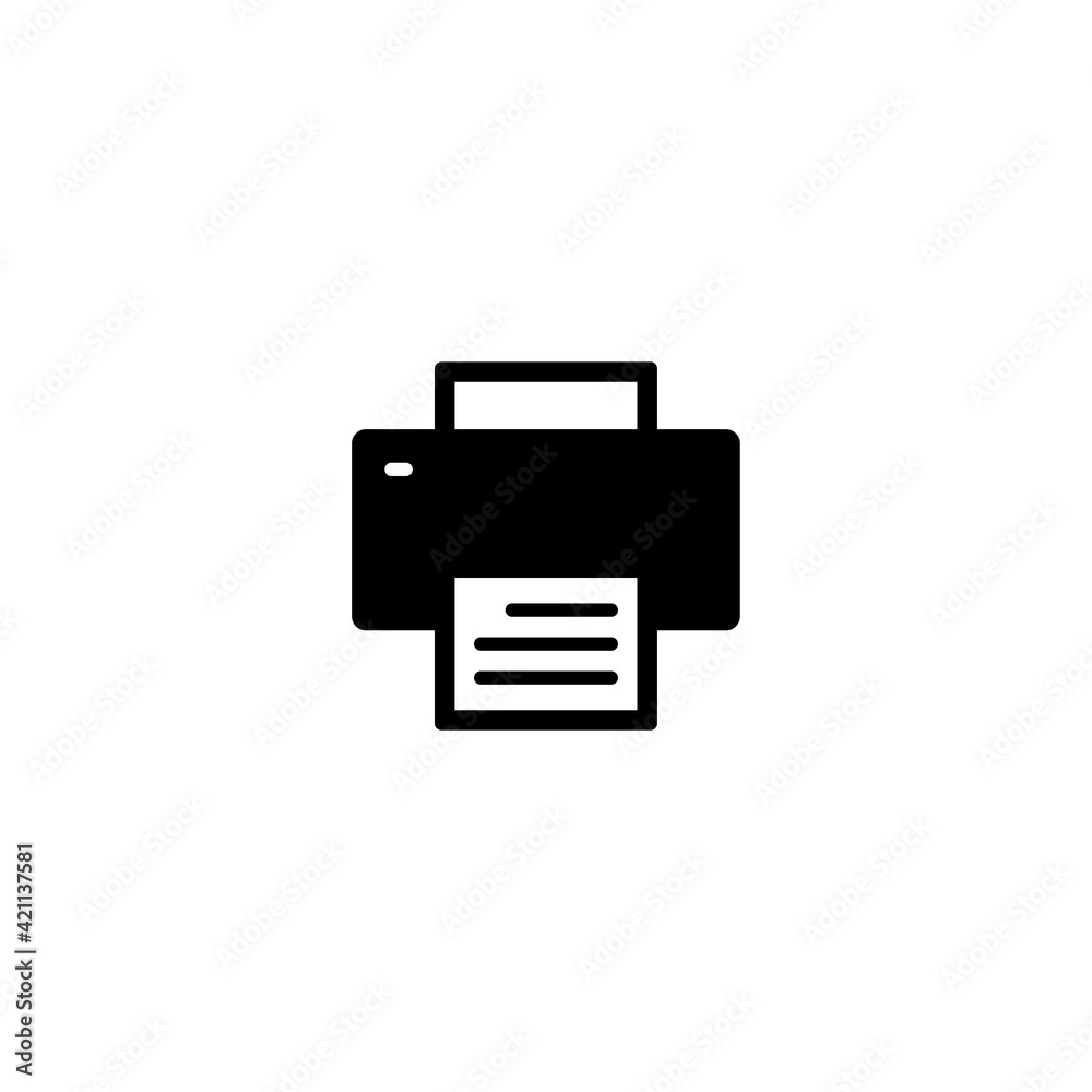 Print icon vector for web, computer and mobile app Print icon vector for web, computer and mobile app