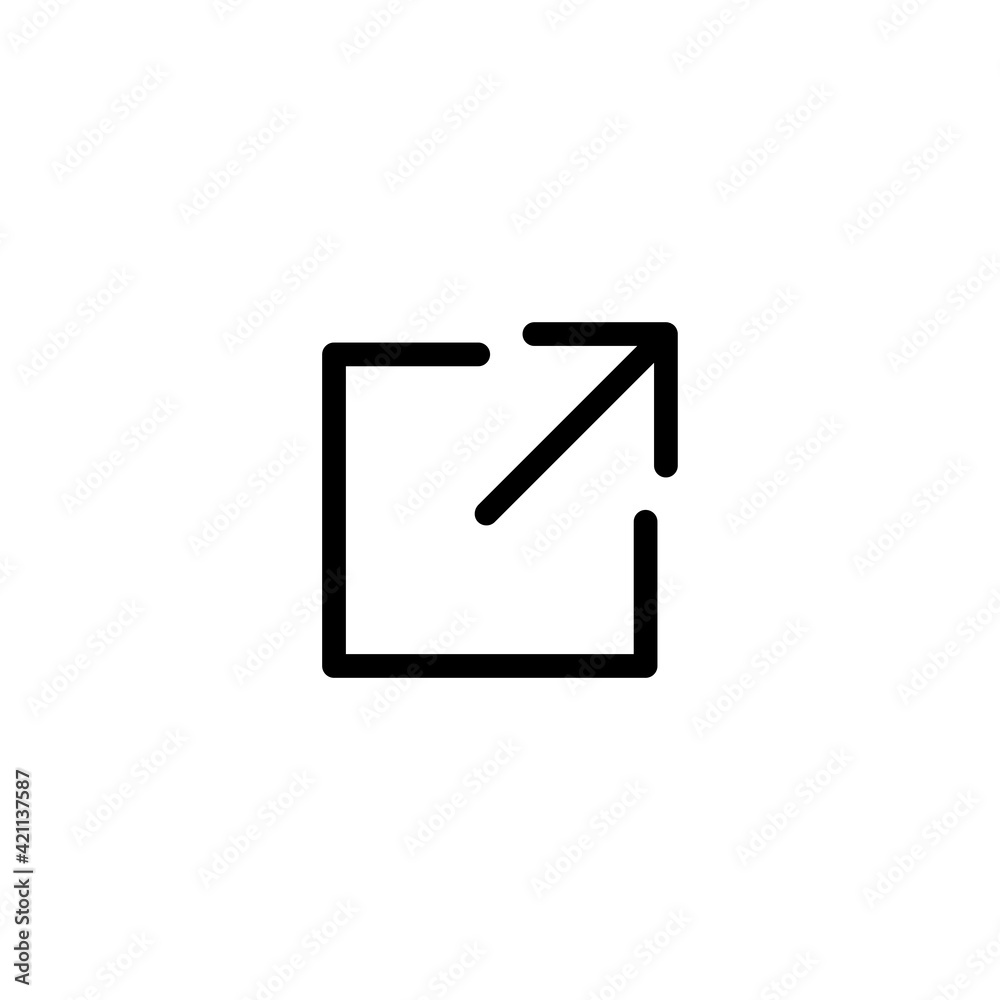 Link icon vector for web, computer and mobile app Link icon vector for web, computer and mobile app
