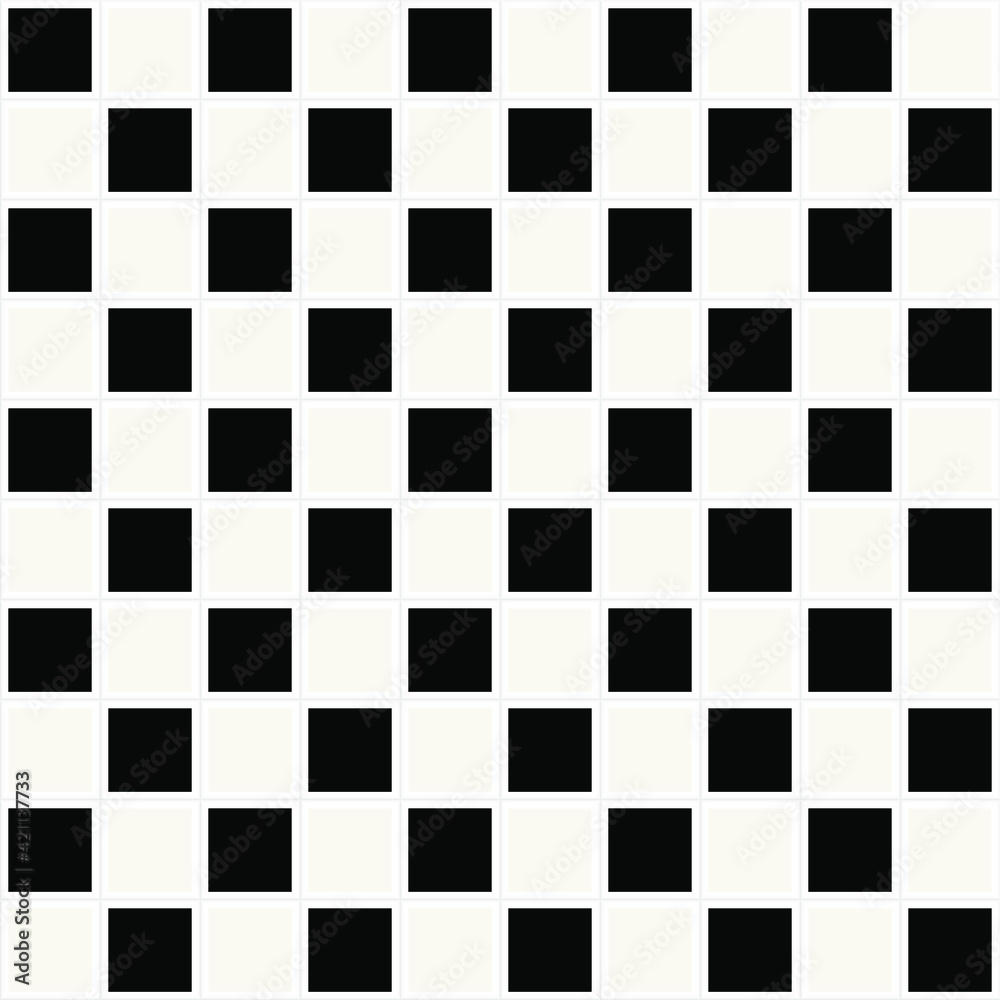 Black and white mosaic background. Black and white mosaic background.