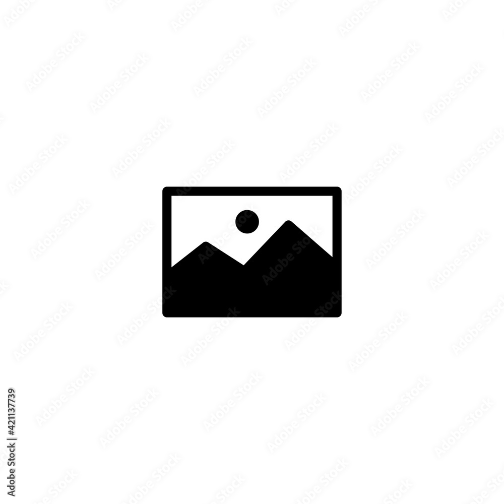 Image icon vector for web, computer and mobile app Image icon vector for web, computer and mobile app