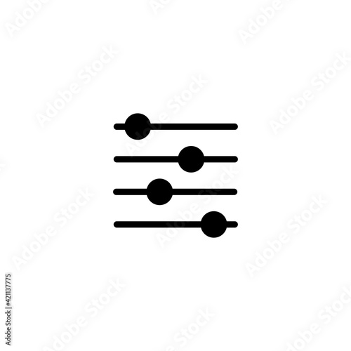 Control Panel icon vector for web, computer and mobile app