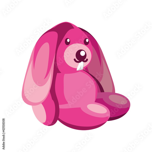 pink rabbit toy
