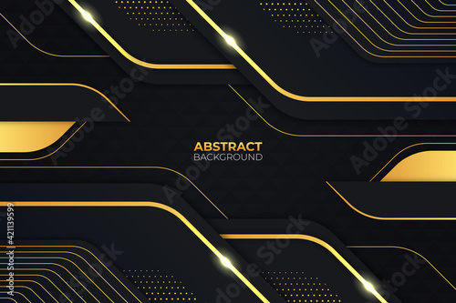 Premium Modern Abstract Luxury Gold Background with Diagonal Composition