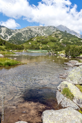 Landscape with Banderitsa River  Pirin Mountain  Bulgaria