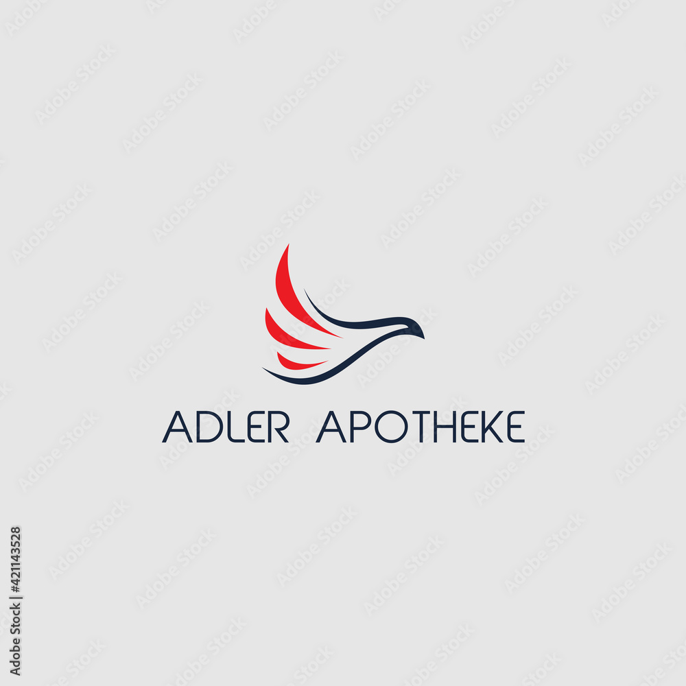 Minimalistic Bird logo design template Minimalistic Bird logo design template