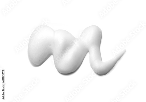 Shaving cream isolated on white