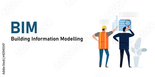BIM building information modelling architect wearing helmet design reviewing meeting construction software