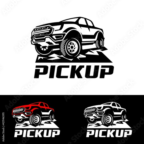 Pickup truck logo