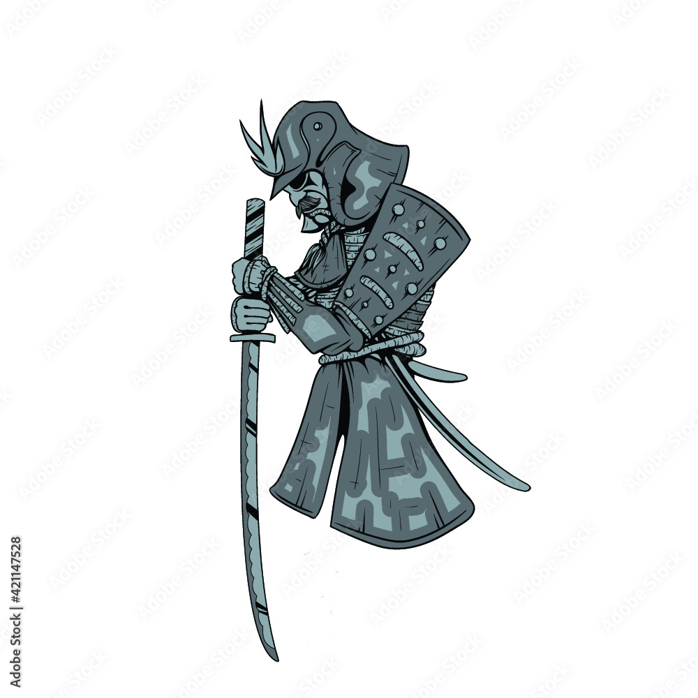 Fototapeta premium samurai knight
