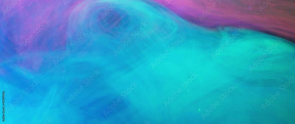 glowing Turquoise smoke effect in water glowing Turquoise smoke effect in water