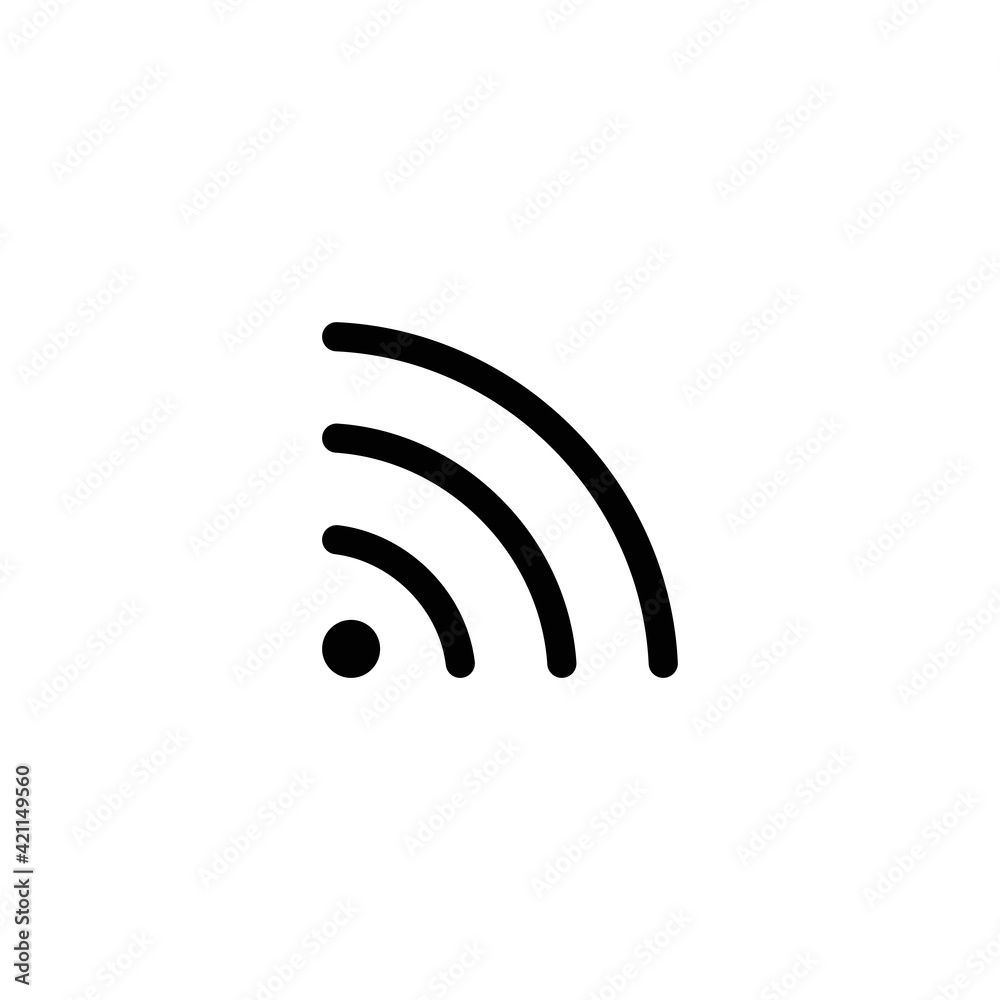Wifi icon, wireless vector for web, computer and mobile app Wifi icon, wireless vector for web, computer and mobile app