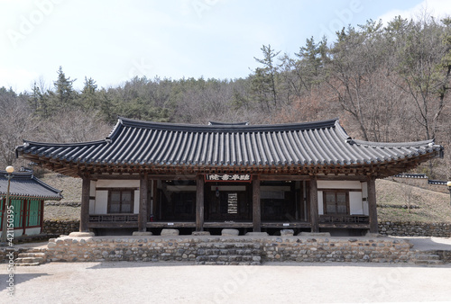 Imgoseowon Confucian Academy in Yeongcheon  Gyeongsangbuk-do province  South Korea. Filming on March 17  2021