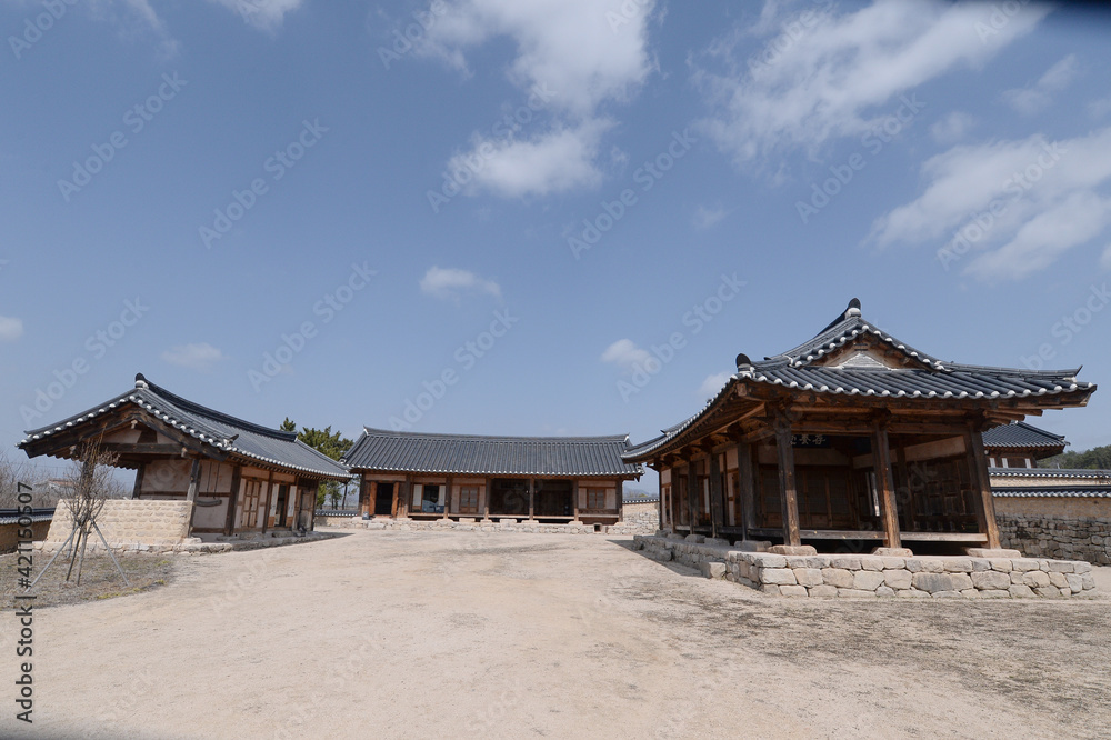 Birthplace of Poeun Jeongmongju in Imgo-myeon, Yeongcheon-si, South Korea.