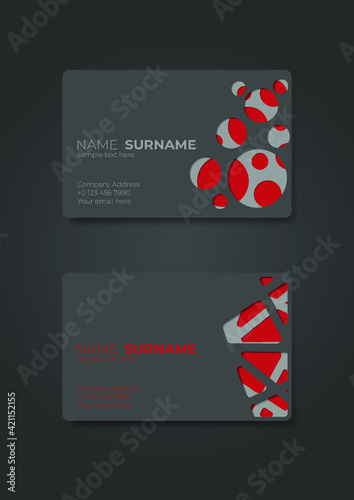 business card template design.