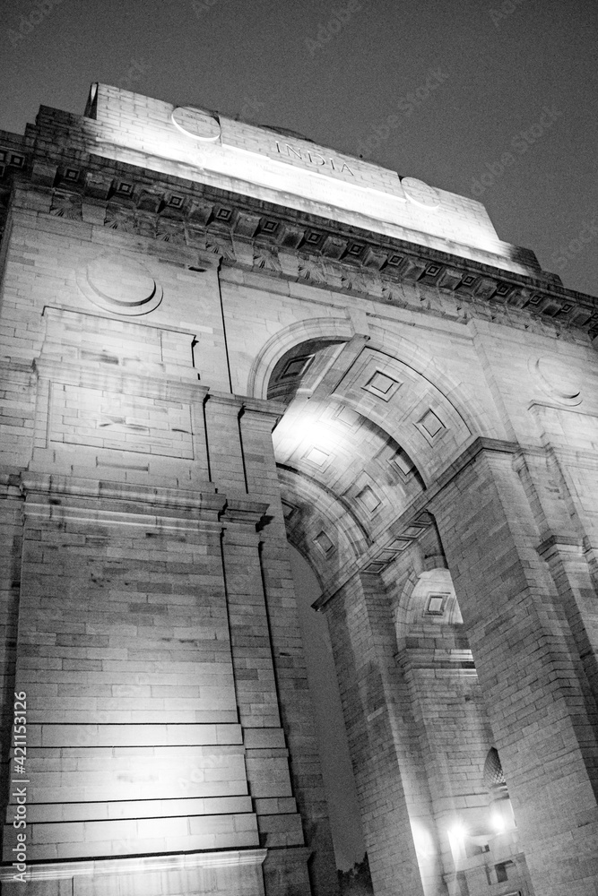 Foto de Evening View Of India Gate In Delhi India, India Gate View With