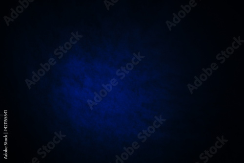Dark, blurry, simple background, blue abstract background gradient blur.