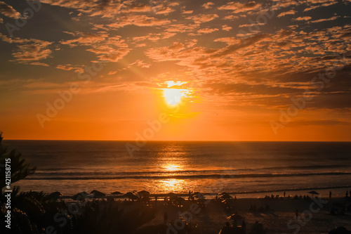 Por do sol Praia Grande RJ