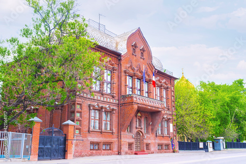 The old Tsvetkov Mansion in Moscow photo