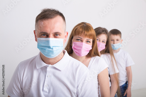 adults and children use medical masks.