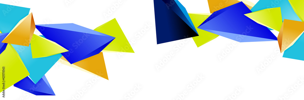 Triangle mosaic abstract background, 3d triangular low poly shapes. Geometric vector illustration for covers, banners, flyers and posters and other Triangle mosaic abstract background, 3d triangular low poly shapes. Geometric vector illustration for covers, banners, flyers and posters and other