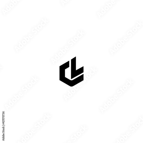 c l letter vector logo design