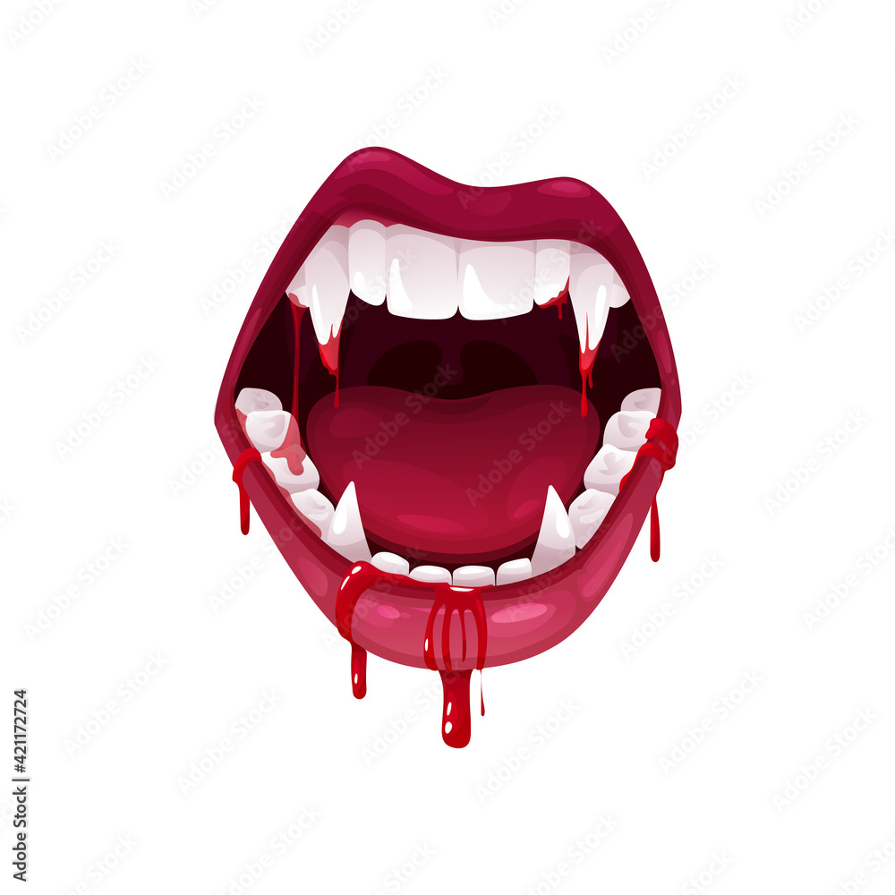 Red Fangs Clipart
