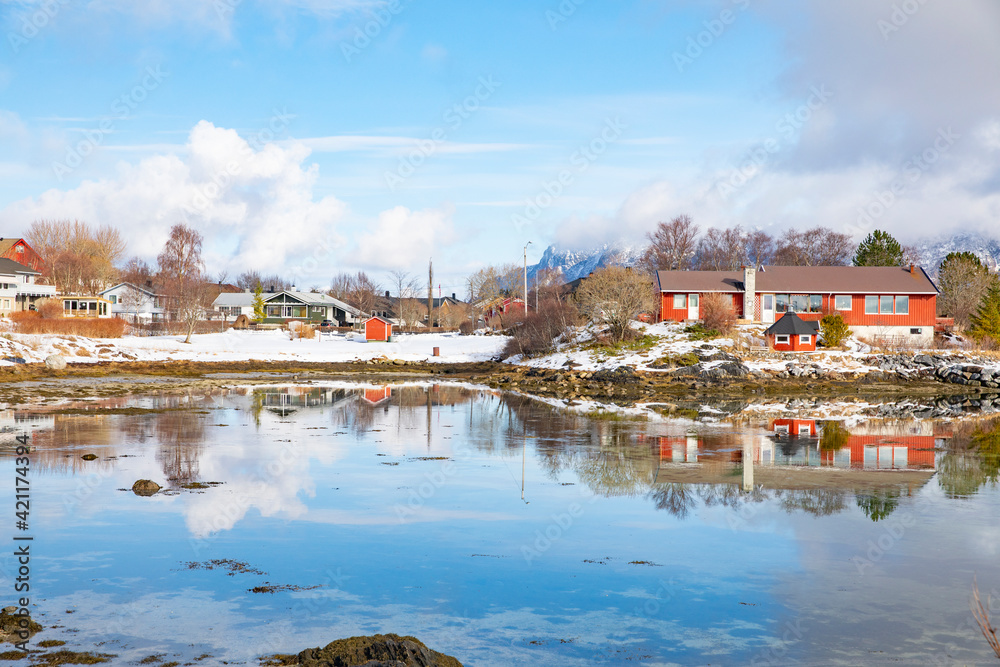 Spring atmosphere in the air,Brønnøysund,Helgeland,Nordland county,Norway,scandinavia,Europe