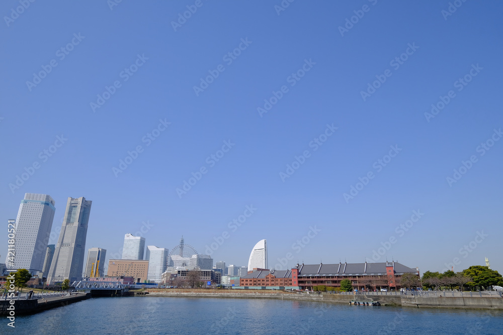 Naklejka premium 神奈川県横浜市みなとみらい