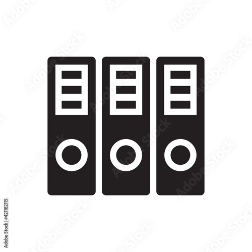 Archive office files icon sign symbol