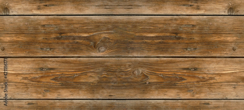 old brown rustic light bright wooden boards texture - wood wall background panorama banner 