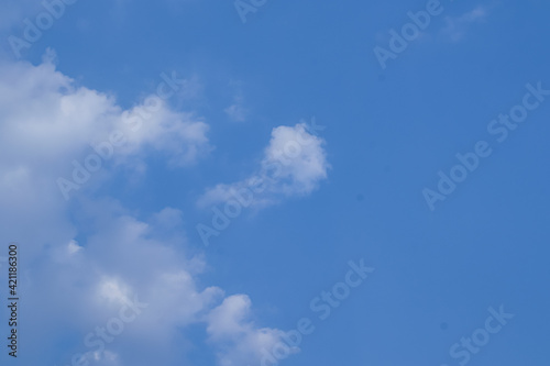 blue sky with clouds