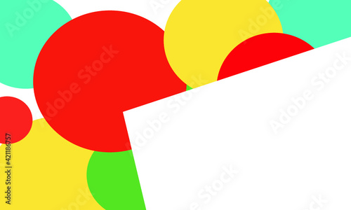 Modern presentation card with company logo. Vector business card template. Visiting card for business and personal use. Vector illustration design.