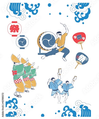 夏祭り　阿波踊り