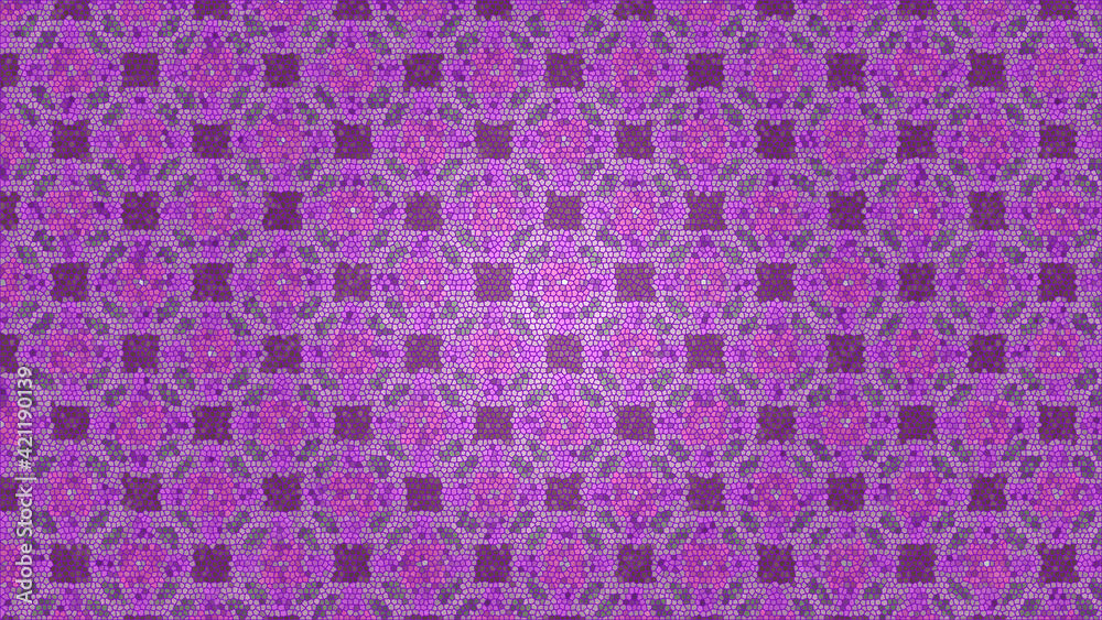 Purple, Abstract Flowers Purple, Abstract Flowers