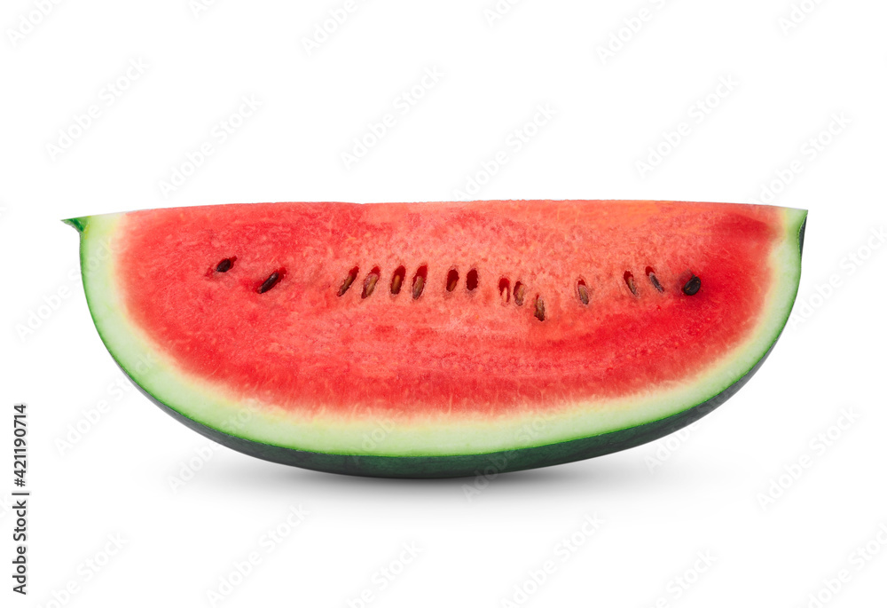 Sliced of watermelon isolated on white background Sliced of watermelon isolated on white background