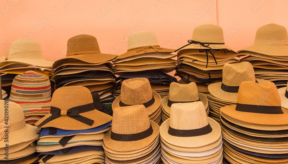 hand made Sun Protective Hats For Sale At The Market