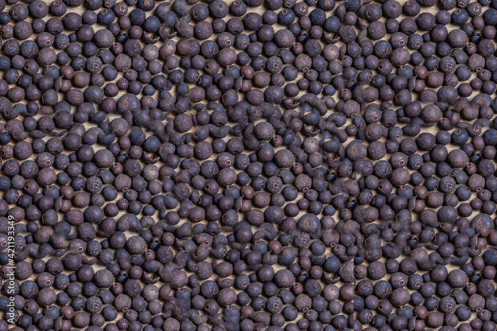 Pimenta dioica -Spices - new spices all over the desktop. Flat Lay. Pimenta dioica -Spices - new spices all over the desktop. Flat Lay.