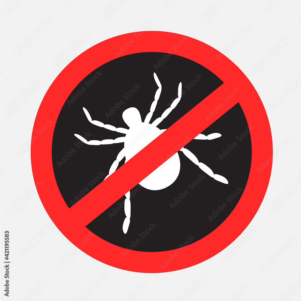 anti mite beetle insect sticker dark sign anti mite beetle insect sticker dark sign