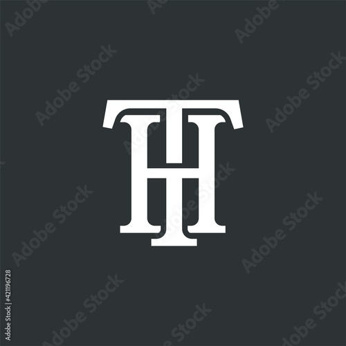 Premium design Logo with letter TH. Beautiful Logotype for luxury company branding © RK151 Berthoud