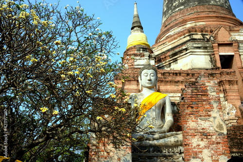 Wat Yai Chai Mongkhon is a Buddhist temple, was constructed by King U-Thong in 1357 AD to accommodate the monks that were ordained by Phra Wanratana Mahathera Burean. This monastery was named Wat Pak